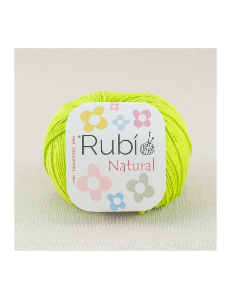 Lana Rubí VHA04 Natural, ovillo de 50 gr. (100% algodón)