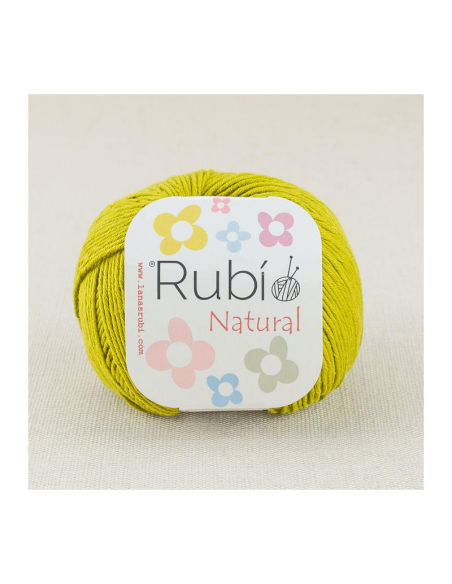 Lana Rubí VHA04 Natural, ovillo de 50 gr. (100% algodón)