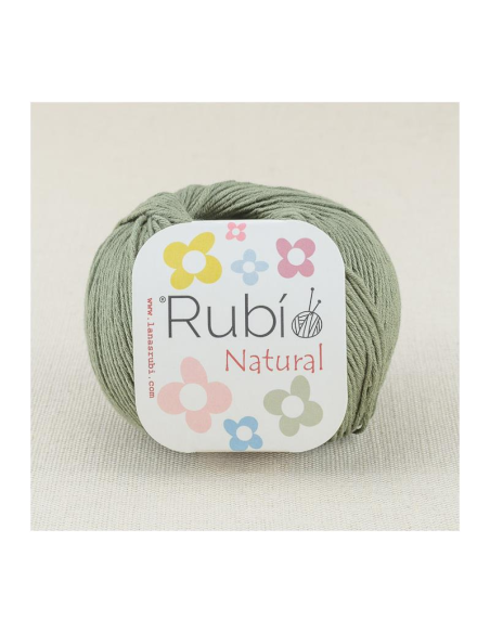 Lana Rubí VHA04 Natural, ovillo de 50 gr. (100% algodón)