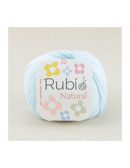 Lana Rubí VHA04 Natural, ovillo de 50 gr. (100% algodón)