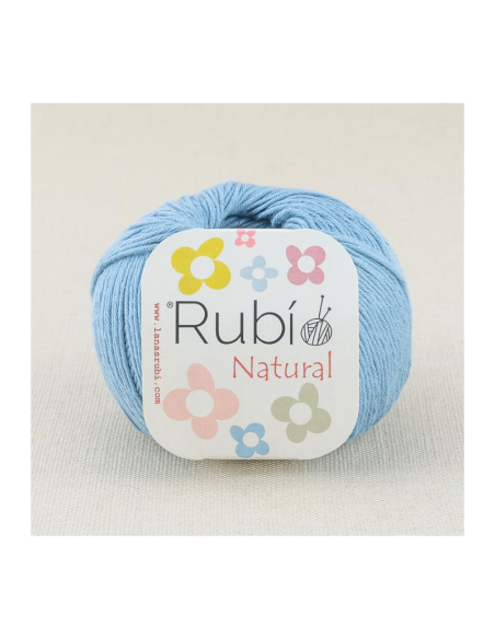 Lana Rubí VHA04 Natural, ovillo de 50 gr. (100% algodón)