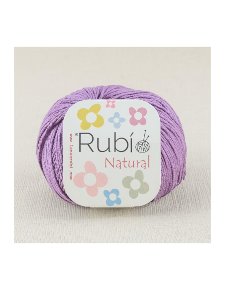 Lana Rubí VHA04 Natural, ovillo de 50 gr. (100% algodón)