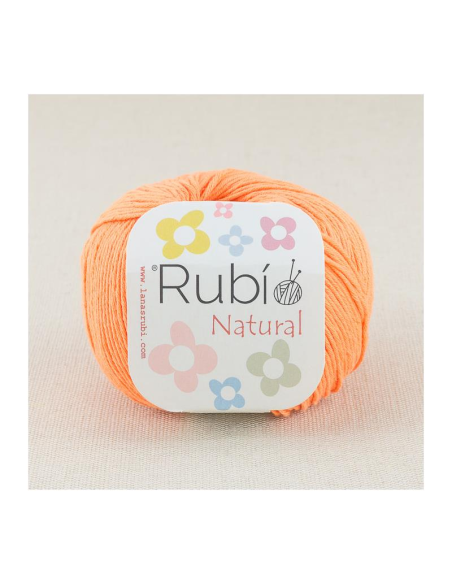 Lana Rubí VHA04 Natural, ovillo de 50 gr. (100% algodón)