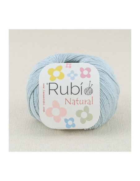 Lana Rubí VHA04 Natural, ovillo de 50 gr. (100% algodón)