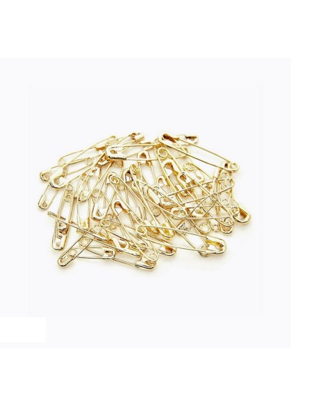 Imperdible dorado 19-38 mm Hemline Gold, blister