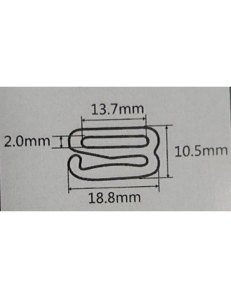 Gancho sujetador, 20 u