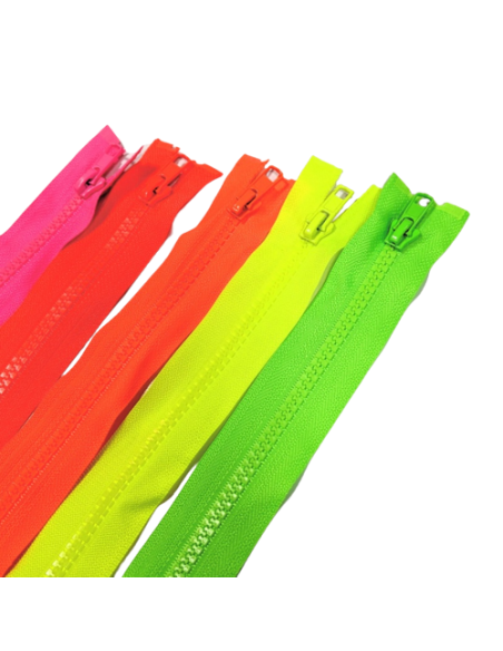 Cremallera separador plástica inyectada malla 5 mm flúor