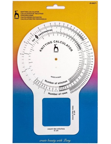 Calculadora de tricotar Pony 60671, unidad