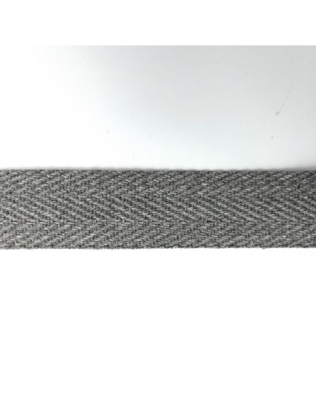 Cinta espiga rígida algodón MC2082 30 mm, 25 m