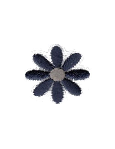 Aplicación 5622 flor 8 pétalos (2,40 x 2,40 cm), 6 u