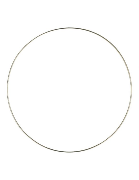 Aros atrapa sueños acero macramé Opry, 3 und.