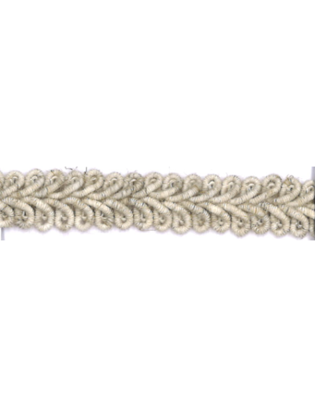Galón ochos natural 9588 (12 mm), m