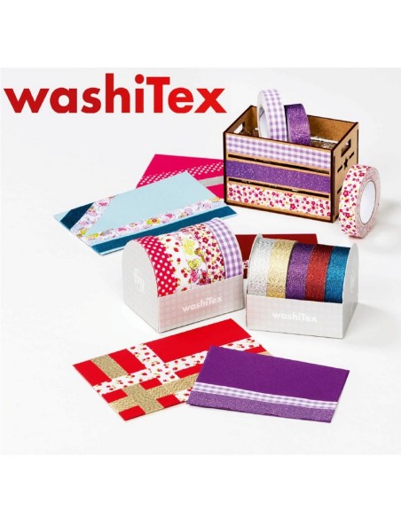 Washitex 5 m, caja de 5 rollos