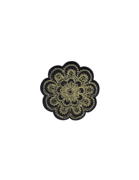 Aplicación 5636 flor oriental (5,40 x 5,40 cm), 2 u