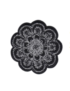 Aplicación 5636 flor oriental (5,40 x 5,40 cm), 2 u 2