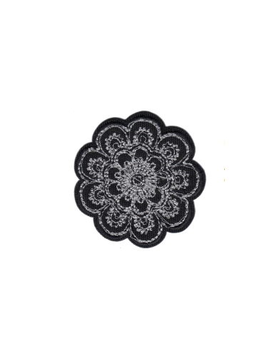 Aplicación 5636 flor oriental (5,40 x 5,40 cm), 2 u