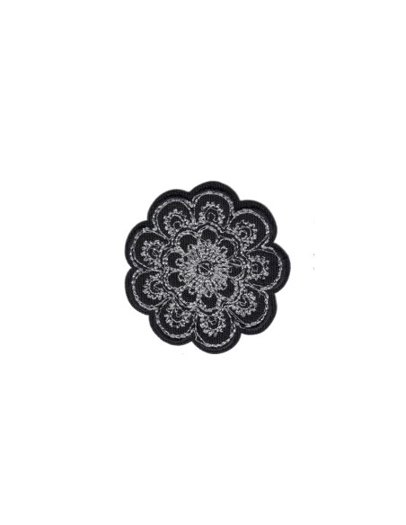 Aplicación 5636 flor oriental (5,40 x 5,40 cm), 2 u