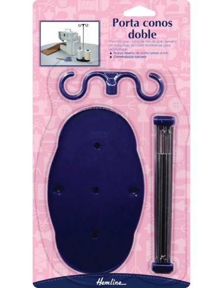 Porta conos doble Hemline N4059, blister