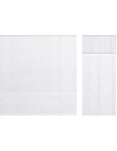 Pañuelo Guasch (104-50P.C6.BCO) 43x43 cm bco, 6 u