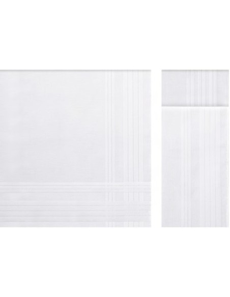 Pañuelo Guasch (104-50P.C6.BCO) 43x43 cm bco, 6 u