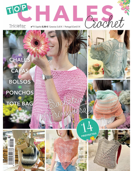 Revista Top Chales crochet Nº 1