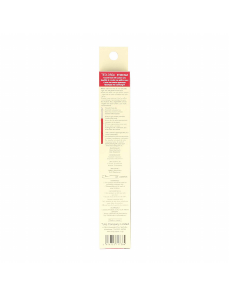Ganchillo Tulip etimo rojo softgrip, unidad