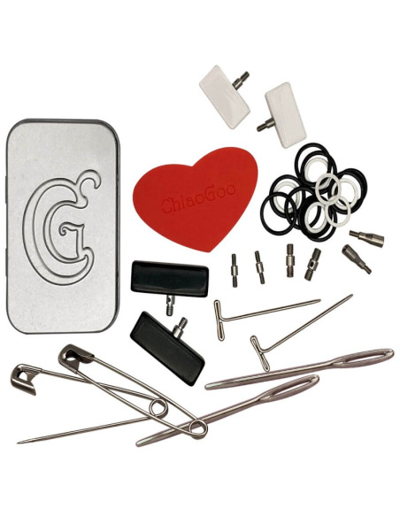 Kit herramientas agujas circulares ChiaoGoo 7599SL