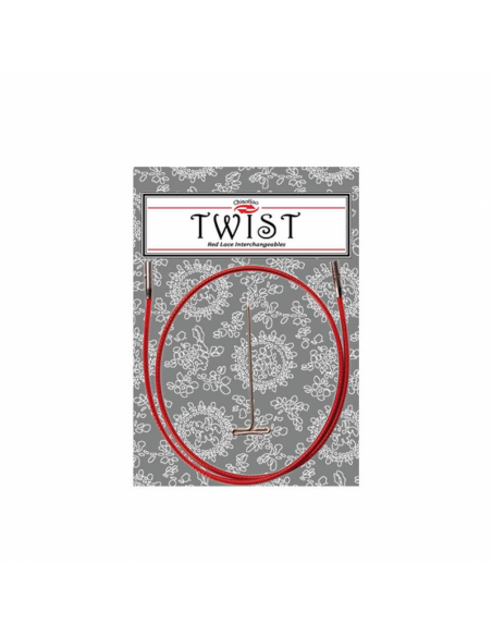 Cable twist red 75 cm para circulares interc. ChiaoGoo 7530