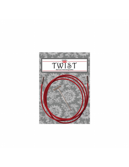 Cable twist red 93 cm para circulares interc. ChiaoGoo 7537