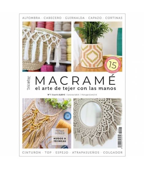 Revista macramé arte tejer Nº 1