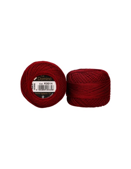 Perlé Domino Nº 12 5 gr, 10 ovillos