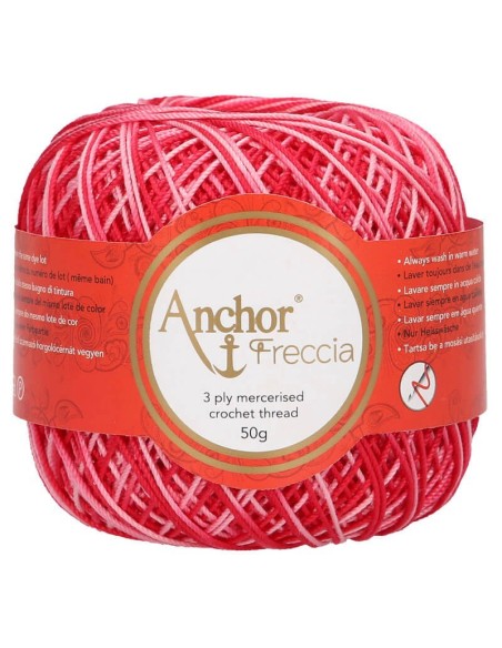 Perlé Anchor Freccia 50 gr, 4 ovillos