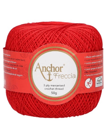 Perlé Anchor Freccia 50 gr, 4 ovillos