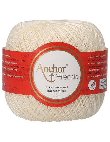 Perlé Anchor Freccia 50 gr, 4 ovillos