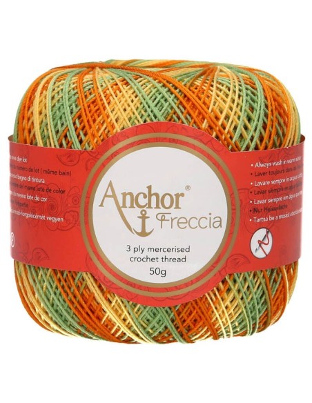 Perlé Anchor Freccia 50 gr, 4 ovillos