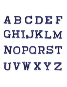 Letras termoadhesivas mod. 46 (1,5 cm), 6 u