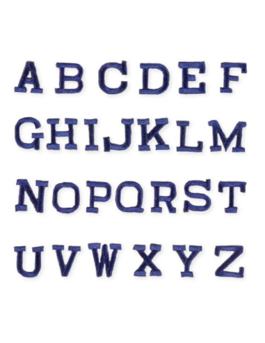 Letras termoadhesivas mod. 46 (1,5 cm), 6 u