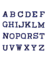 Letras termoadhesivas mod. 46 (1,5 cm), 6 u