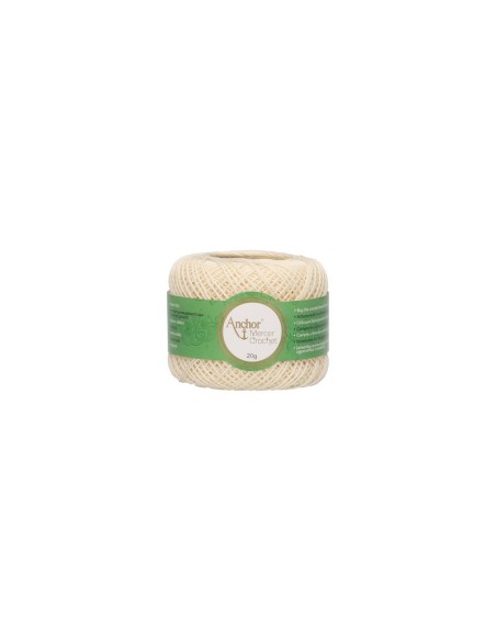 Perlé Anchor Mercer Crochet 20 gr, 10 ovillos