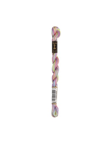 Hilo Anchor Perlé bordar mano multicolor Nº 5 4515, 12 madejas