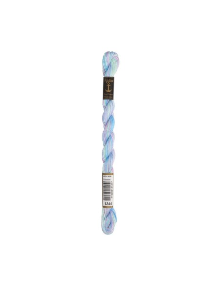Hilo Anchor Perlé bordar mano multicolor Nº 5 4515, 12 madejas