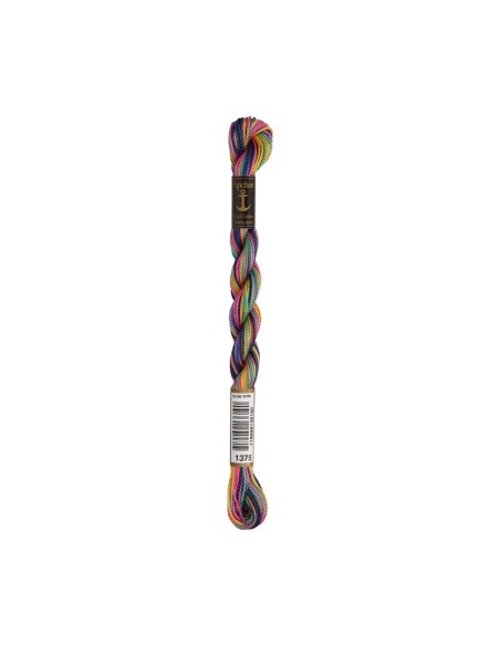 Hilo Anchor Perlé bordar mano multicolor Nº 5 4515, 12 madejas