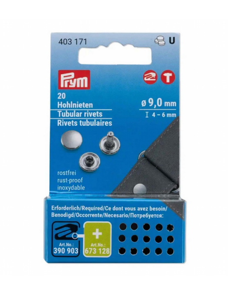 Remache tubular 4-6 mm Prym vario tool 403171