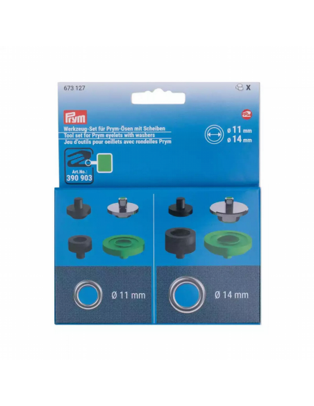 Juego herram. ojales 11+14 mm Prym vario 673127