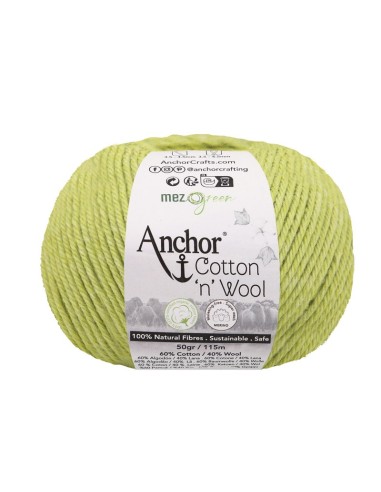 Hilo Anchor Cotton 'n' Wool 4670004, ovillo 50 gr.