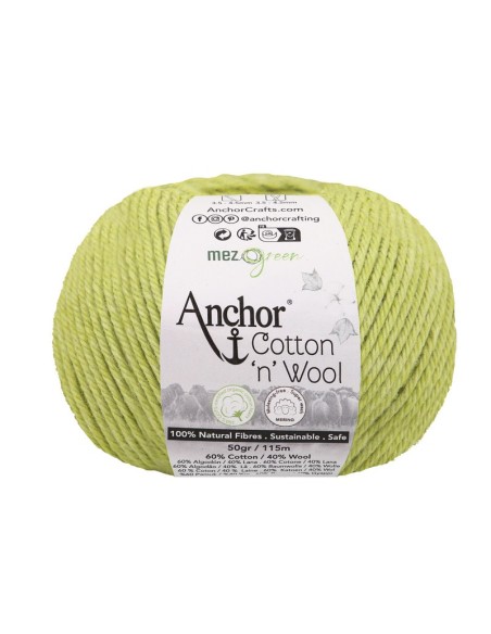 Hilo Anchor Cotton 'n' Wool 4670004, ovillo 50 gr.