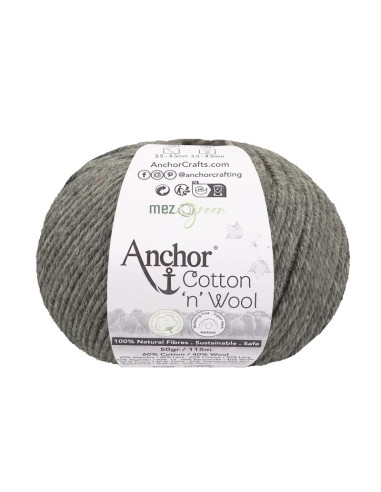Hilo Anchor Cotton 'n' Wool 4670004, ovillo 50 gr.