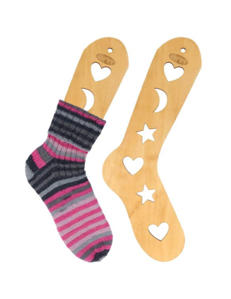Bloqueador calcetines madera 65721 Opry, 2 pares