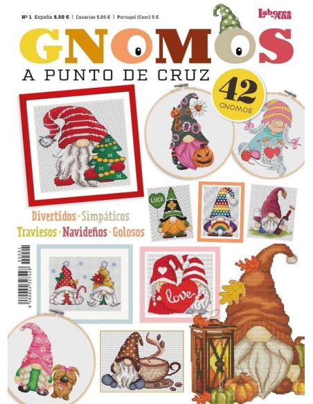 Revista gnomos punto de cruz Nº 1