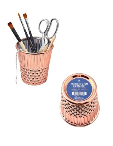 Dedal cubilete grande oro rosa H4911.RG